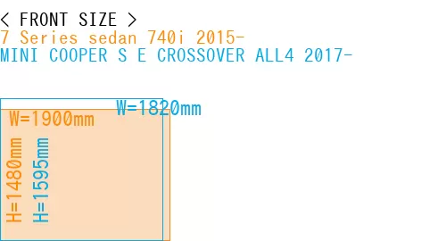 #7 Series sedan 740i 2015- + MINI COOPER S E CROSSOVER ALL4 2017-